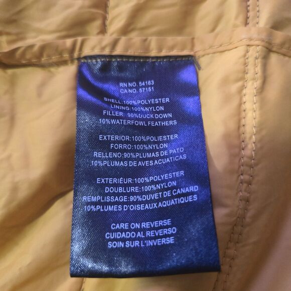 Tommy Hilfiger Men's Medium Camo Green Quilted Packable Puffer Jacket Duck Down - Picture 13 of 13